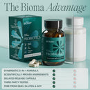 BIOMA Probiotics – Digestive & Gut Health Support, Vegan & Gluten-Free, XOS, Tributyrin & Bifidobacterium, 60 Delayed-Release Capsules