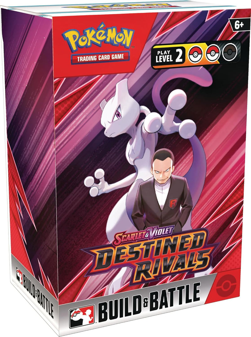 Pokemon TCG: Scarlet & Violet - Destined Rivals - Build & Battle Box - 4 Packs