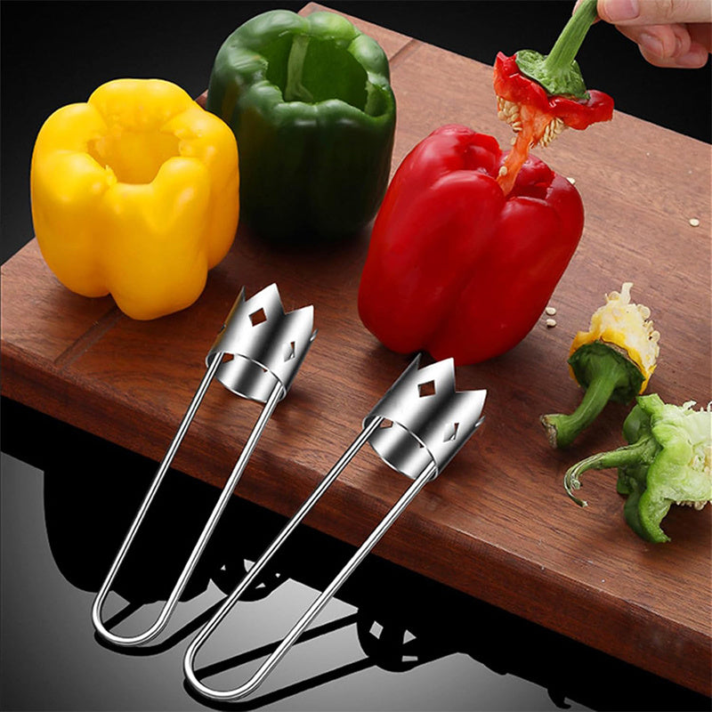 Upgraded Bell Pepper Corer & Seed Remover