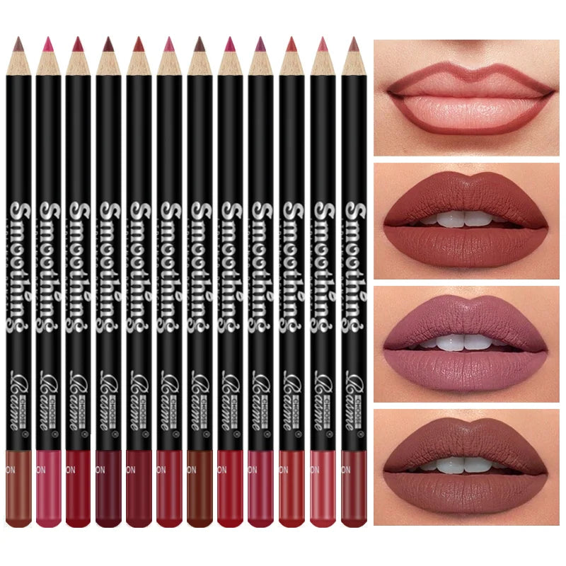 12-Piece Nude Lip Liner Set