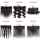 10A Grade FREE PART 13x4 Lace Frontal Remy Human Hair Closure With Bab