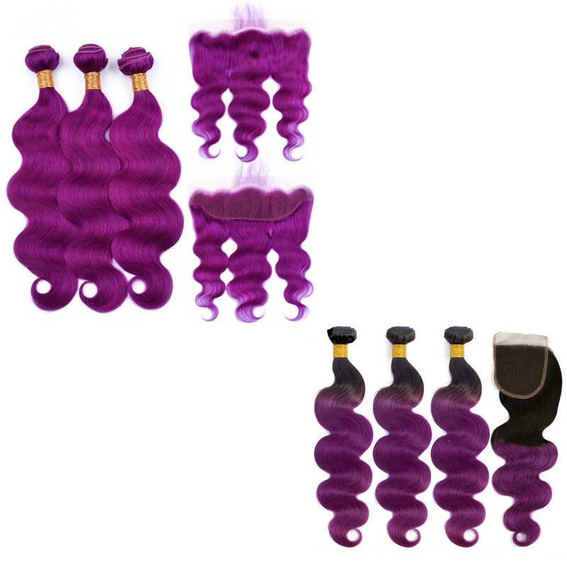 Body Wave 10A Grade Purples