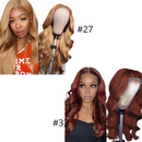 #27 Straight 13x4 part Lace 4x4 Closure wigs Body Wave #33 Lace Wig