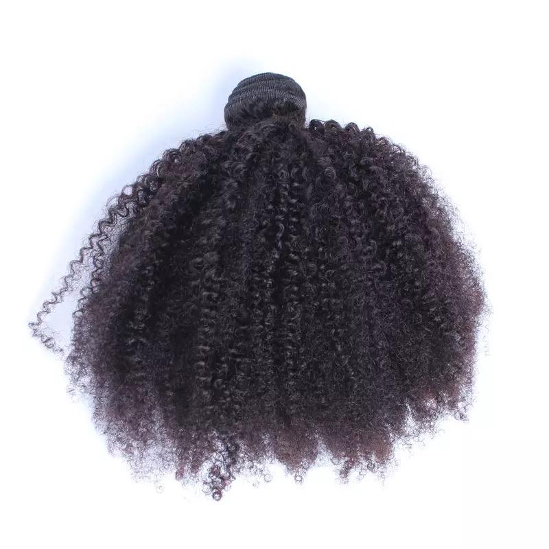Wholesale 5/6/10/12 Bundles Afro Kinky Curly 10A Grade Human Hair Bund