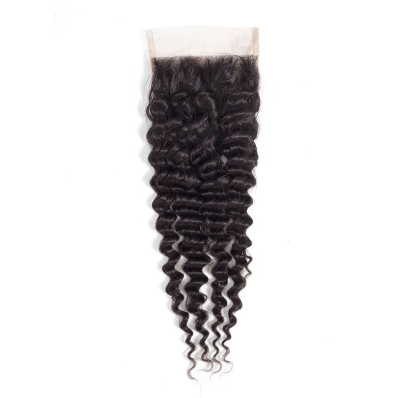 BeuMax 10A Grade 3/4 Loose deep Wave  Bundles with 4x4 Closure