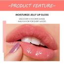Candy Shades Moisturizing Lip Gloss Oil Makeup Shinny Nutritious Cherry Jelly Clear Hydrating Plumping Lip Treatment