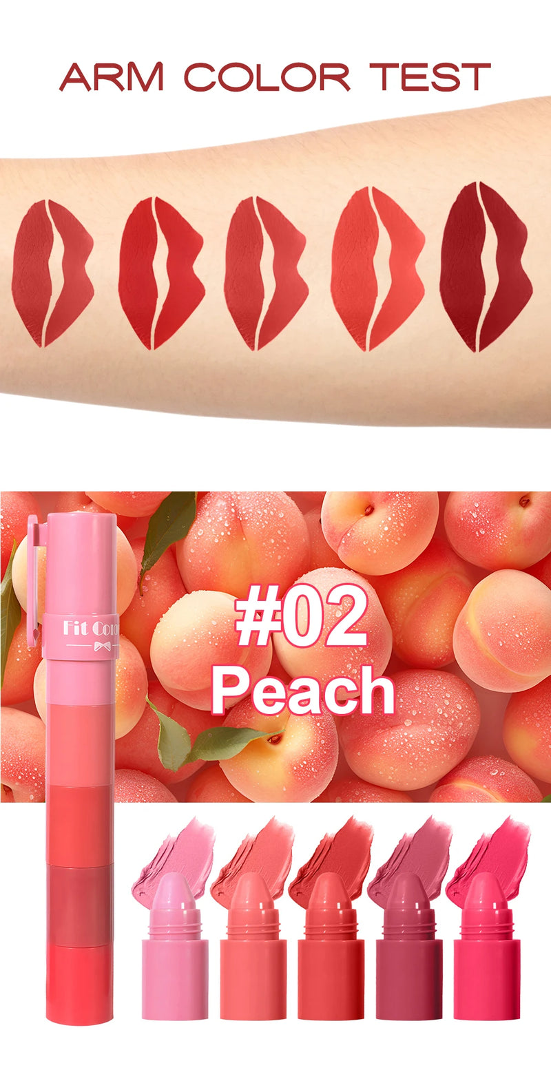 Fruit Velvet Matte Lipstick Set