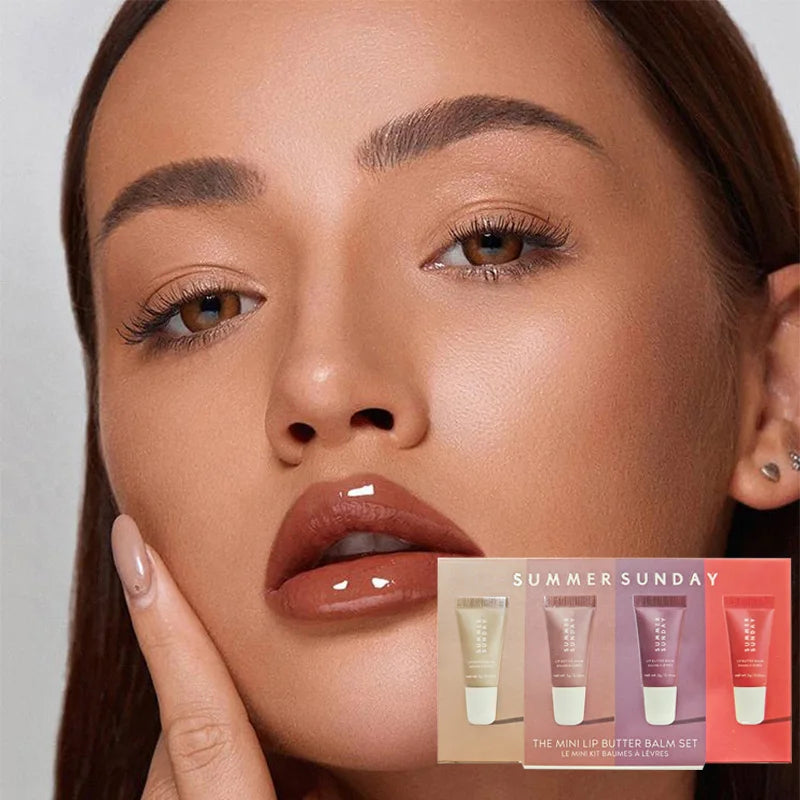 4pcs Summer Lip Glaze Set