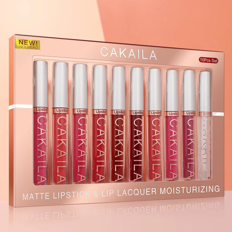 CAKAILA  Lip Gloss Matte Velvet Lipstick