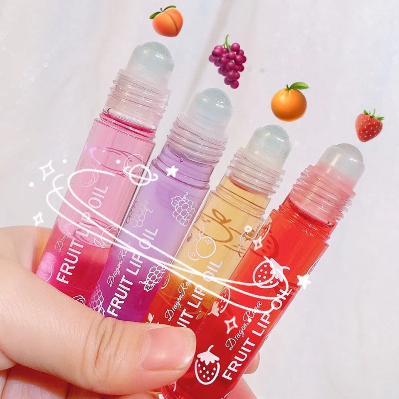 4 PCS Water-gloss Mirror Jelly Lip Gloss Moisturizes Lips Shimmers