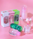 3pcs Mini Capsule Lip Gloss Lip Oil Set