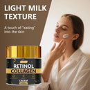 Retinol Collagen Cream - Moisturizing, Anti-Wrinkle, Firming and Lifting, Non-Greasy, Suitable for Men and Women