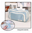 Simplified Japanese Large Capacity Pencil Case Stationery Box for Elementary, Middle, and High School Students