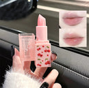 Cherry Hydrating Lip Balm and Lip Oil Set Gege Bear Light Moisturizing Soothing and Tender Lips for Winter Use