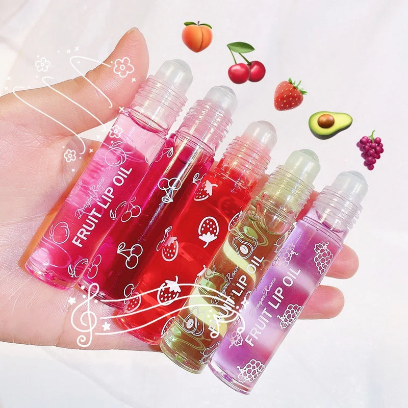 4 PCS Water-gloss Mirror Jelly Lip Gloss Moisturizes Lips Shimmers