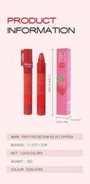 Fruit Velvet Matte Lipstick Set
