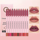 Matte Lip Liner Pencil Set
