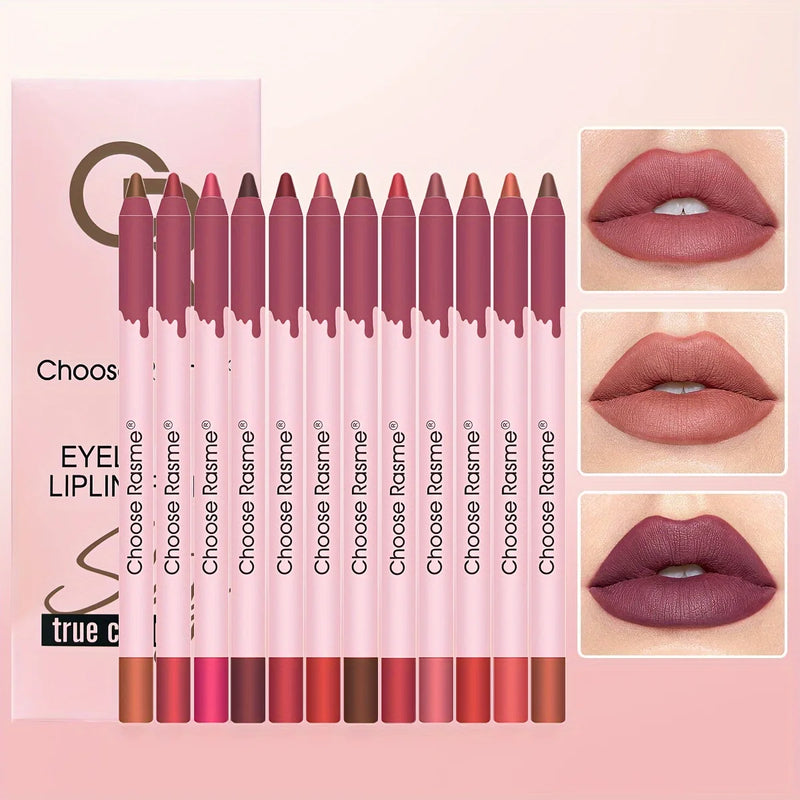 Matte Lip Liner Pencil Set
