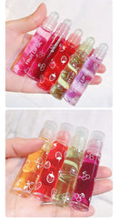 4 PCS Water-gloss Mirror Jelly Lip Gloss Moisturizes Lips Shimmers