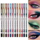 Smudge-Proof High-Shine Waterproof Eyeliner Pencil - Long-Lasting, Ethically Made, Black & Multicolor Options