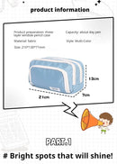 Simplified Japanese Large Capacity Pencil Case Stationery Box for Elementary, Middle, and High School Students