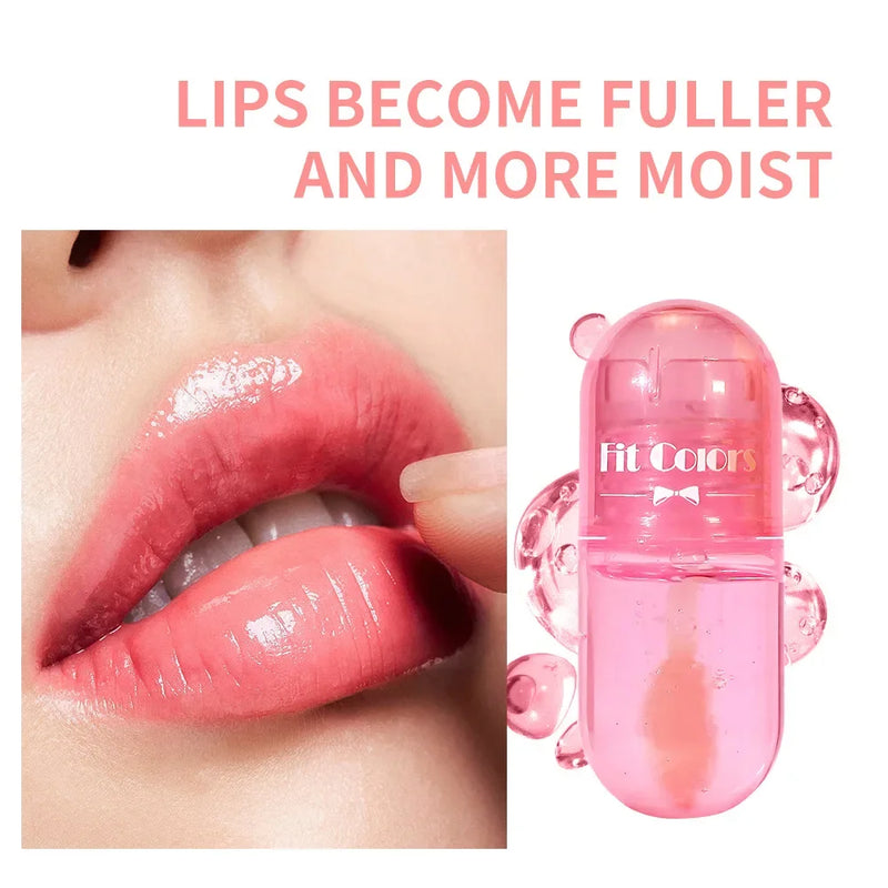 3pcs Mini Capsule Lip Gloss Lip Oil Set