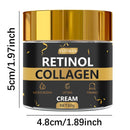 Retinol Collagen Cream - Moisturizing, Anti-Wrinkle, Firming and Lifting, Non-Greasy, Suitable for Men and Women