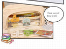 Simplified Japanese Large Capacity Pencil Case Stationery Box for Elementary, Middle, and High School Students