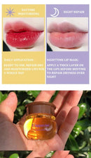 Transparent Honey Pot Lip Mask Moisturizes, Moisturizes, Lightens Lip Lines, Sleep Lip Mask, and Lip Care