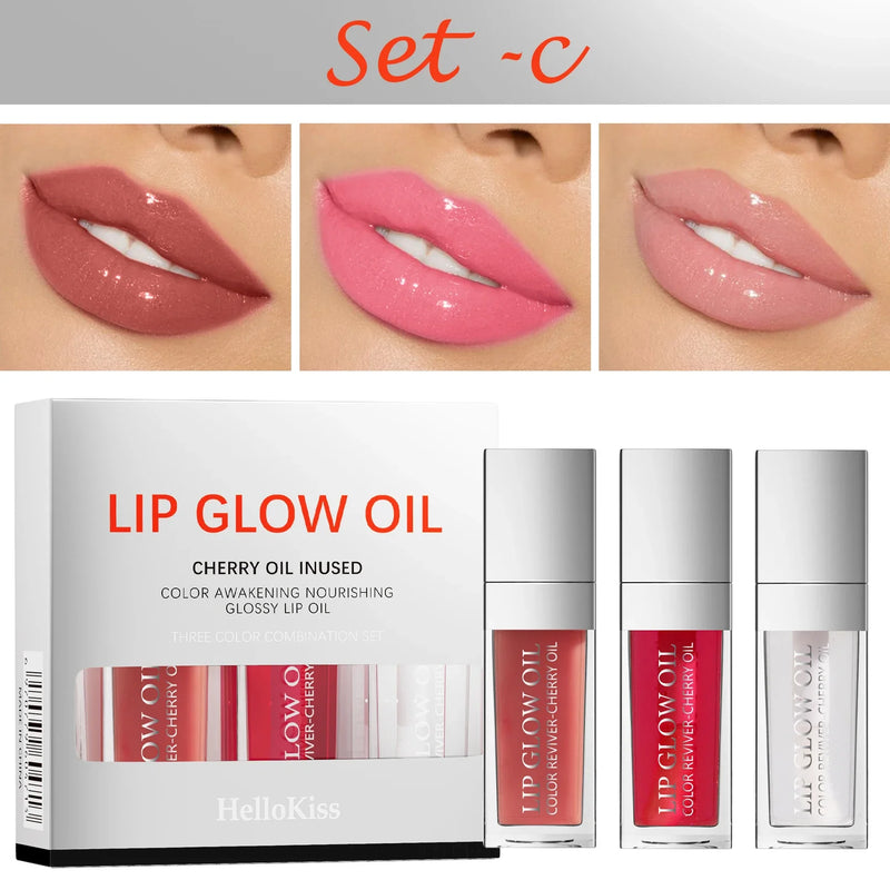 Crystal Jelly Moisturizing Lip Oil Set