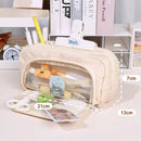 Simplified Japanese Large Capacity Pencil Case Stationery Box for Elementary, Middle, and High School Students