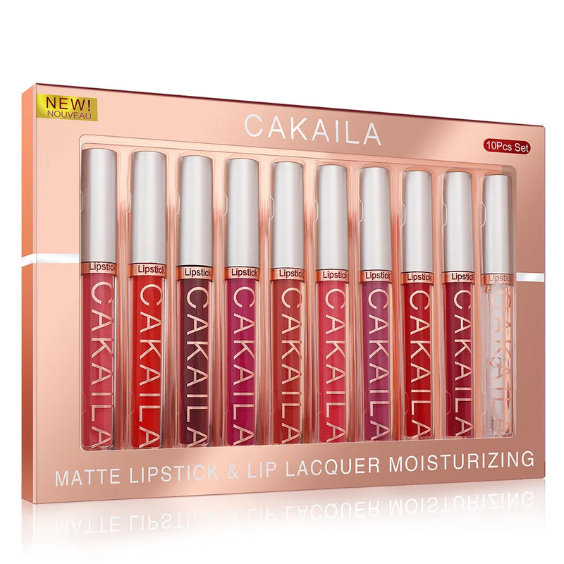 CAKAILA  Lip Gloss Matte Velvet Lipstick