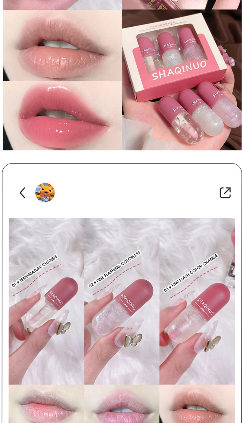 Water Luminous Lip Gloss Set