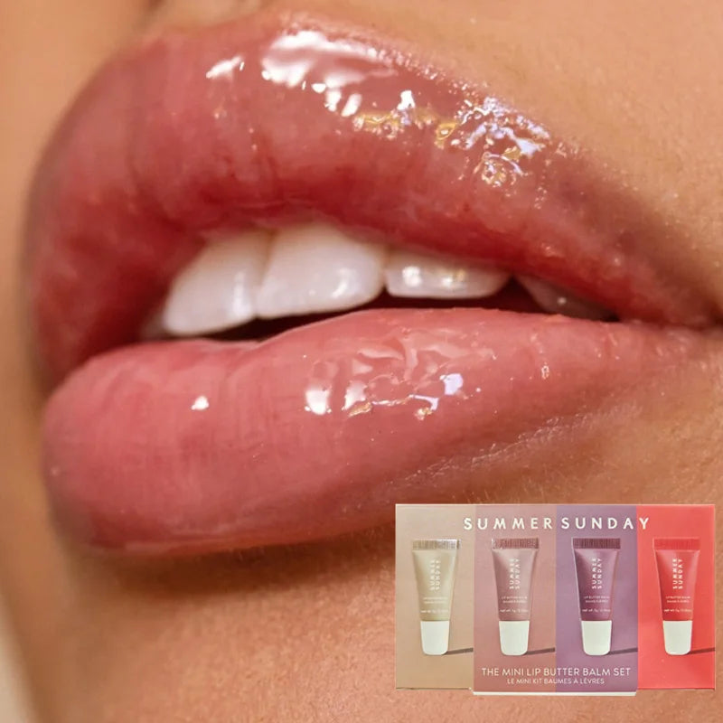 4pcs Summer Lip Glaze Set