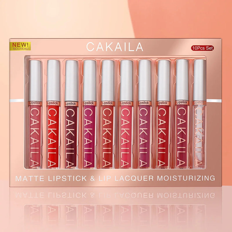 CAKAILA  Lip Gloss Matte Velvet Lipstick