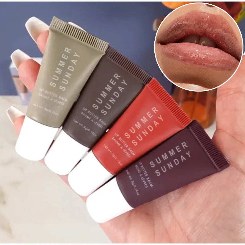 4pcs Summer Lip Glaze Set