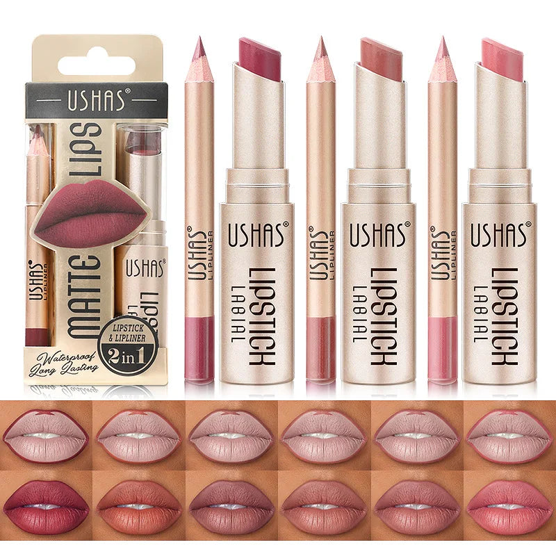 USHAS 12 Color Lip Liner