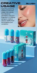 Mini Velvet Matte Lip Gloss Set, 4-Piece Non-Fading, Non-Stick Cup, Long-Lasting Fruit Scented Lip Tint, Smooth and Lightweight