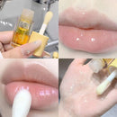 Water Light Lip Gloss Moisturizer Transparent Jelly Mirror Fruit Crystal Lip Oil Clear Hydrating Plumping Korean Lip Care Makeup