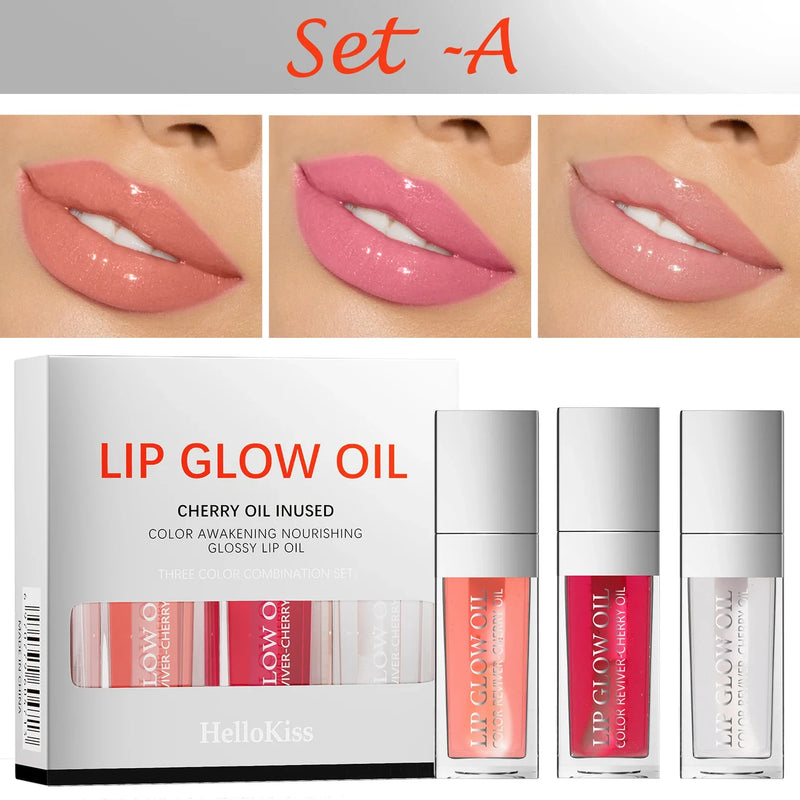 Crystal Jelly Moisturizing Lip Oil Set