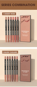 Rozza Waterproof Lip Liner Pencil Set