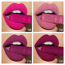 QIBEST Sexy Velvet Matte Lip Gloss Liquid Lipstick Lipgloss Beauty Red Nude Waterproof Long-lasting Lip Stain Makeup For Women