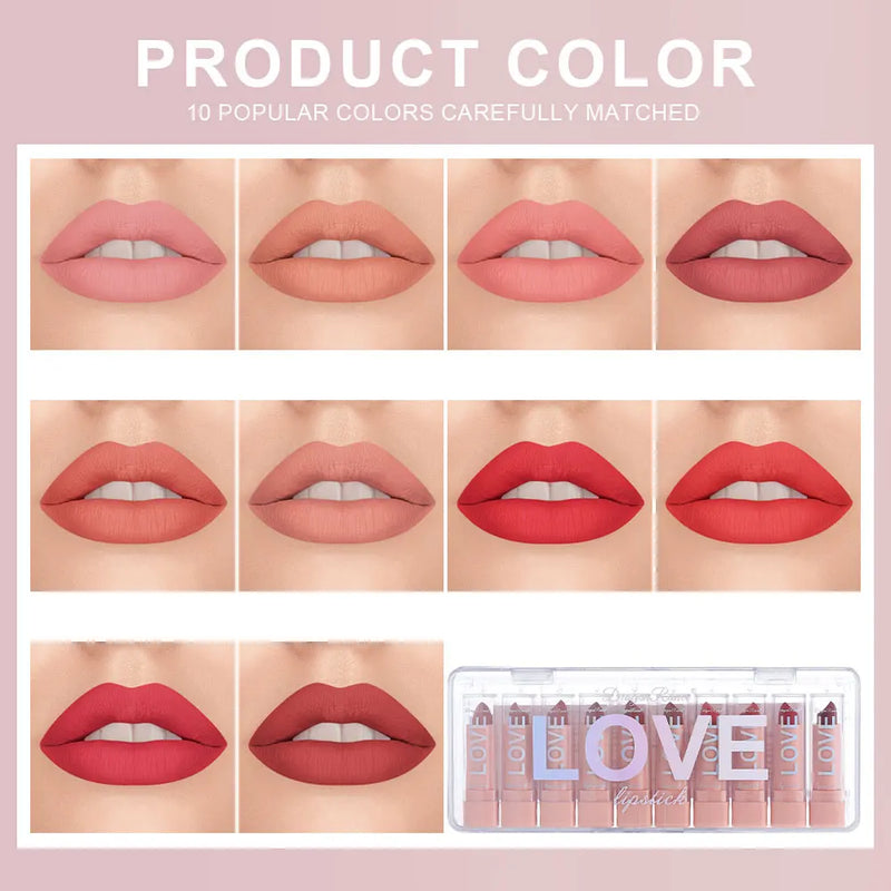 Ten Lipstick Set