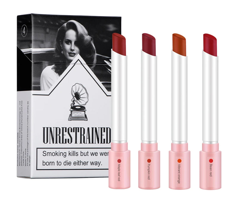 4-Piece Cigarette Lipstick Set