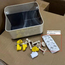 1pc multifunctional desktop storage box, cosmetic organisation shelf countertop storage and display box(with sticker)