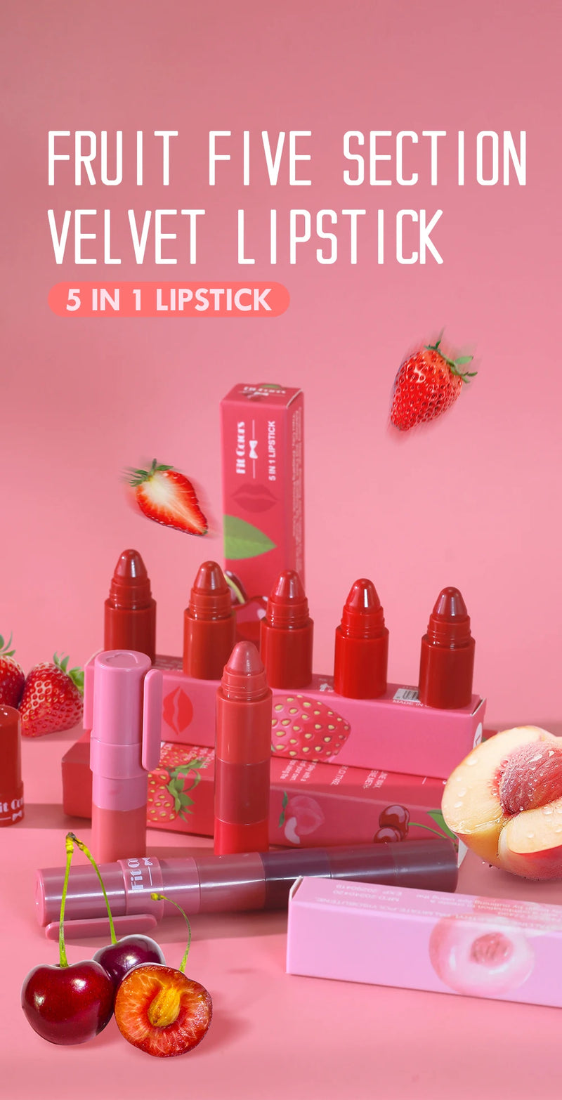 Fruit Velvet Matte Lipstick Set