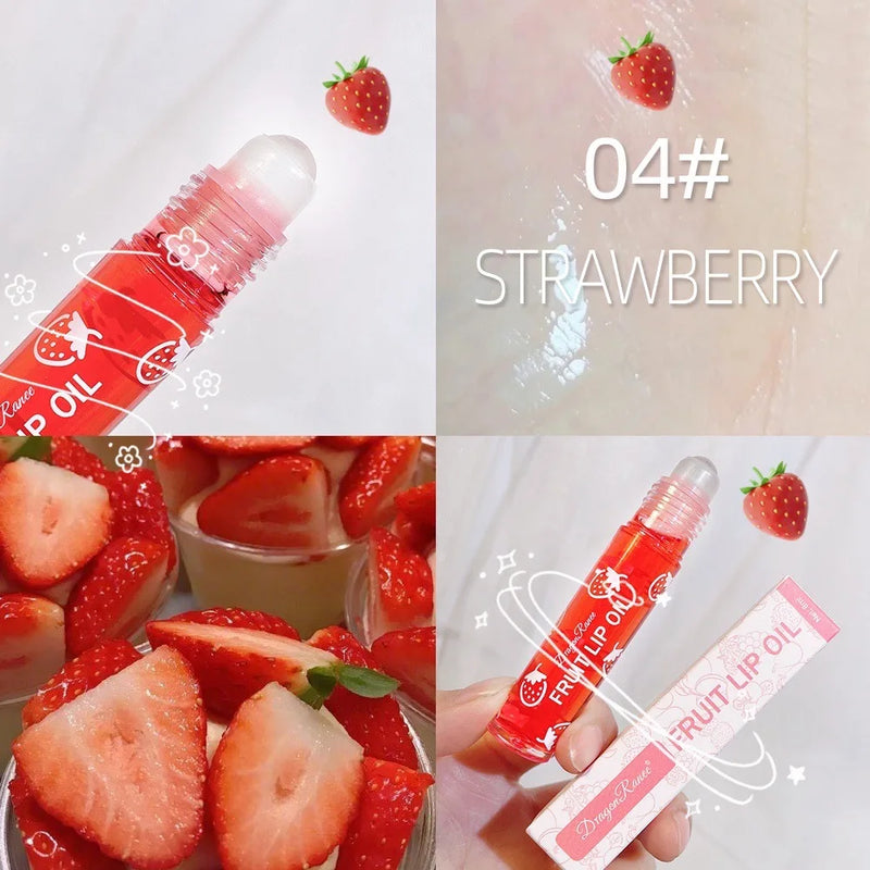 4 PCS Water-gloss Mirror Jelly Lip Gloss Moisturizes Lips Shimmers
