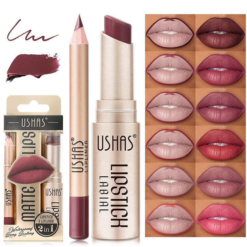 USHAS 12 Color Lip Liner