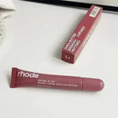 RHODE Moisturizing Essence Lipstick & Gloss Duo – Long-Lasting Hydrating Lip Color in Toast, Raspberry Jelly & Ribbon Shades