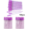 100pcs For Eyelash Extension Makeup Disposable Eyelash Brushes Spoolies Micro Lash Mascara Wands Combs Wholesale